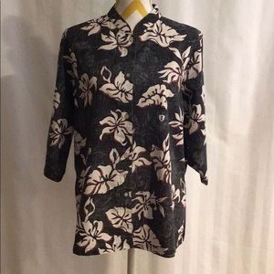 Womens Hawaiian shirt Reyn Spooner Iolani School